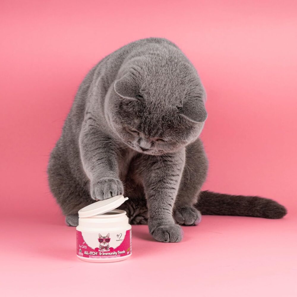 NutriPaw All-Itch Immunity Treats For Cats - Soothe Itchy Paws, Eyes, Ears, Skin - Stop Itching, Licking, Scratching & Excessive Grooming breeds - Supports Seasonal Itching - Image 4