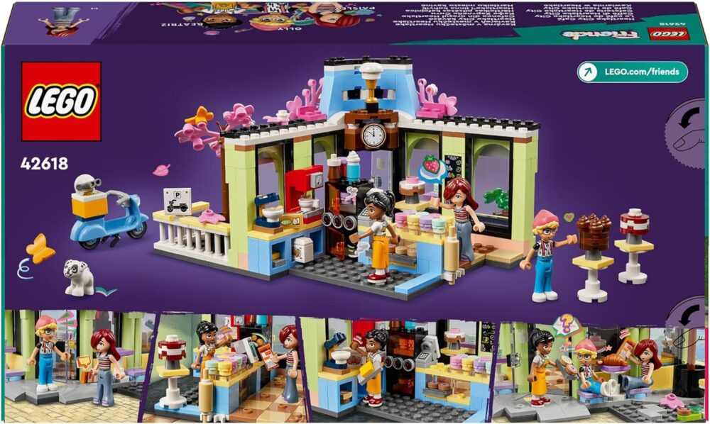 Friends Heartlake City Café Toy for Kids, Bakery Building Set, Birthday Gift Idea for 6 Plus Year Old Girls and Boys, with 3 Mini-Dolls and a Dog Figure 42618 - Image 8