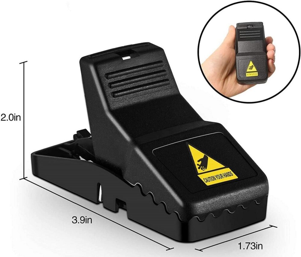 Feeke Mouse Traps, Mice Traps for House, Small Mice Trap Indoor Quick Effective Sanitary Safe Mousetrap Catcher for Family and Pet - 6 Pack, (M01-6Pack) - Image 2